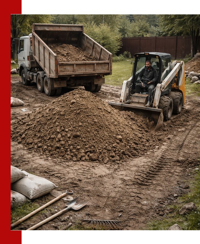 Суглинок для планировки участков в Чернушке с доставкой и выгрузкой