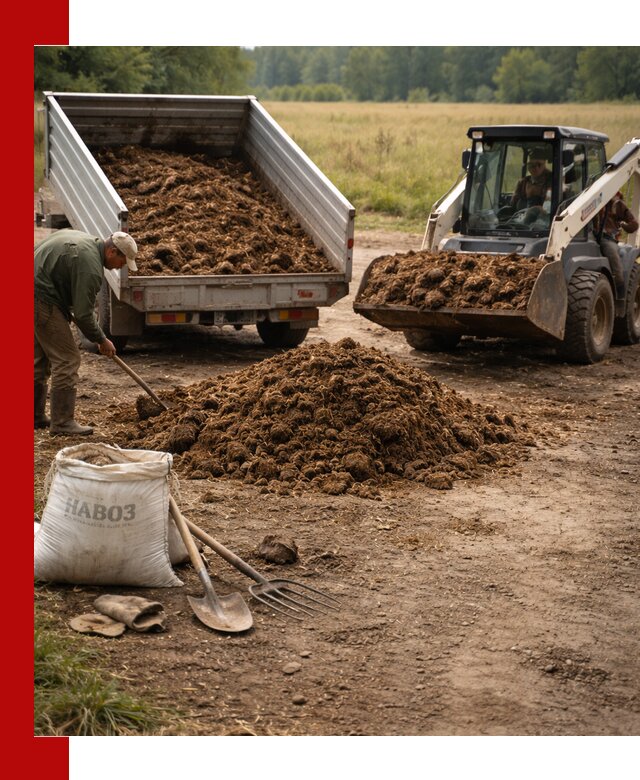 Доставка конского навоза в Чернушке с разгрузкой и доставкой на объект