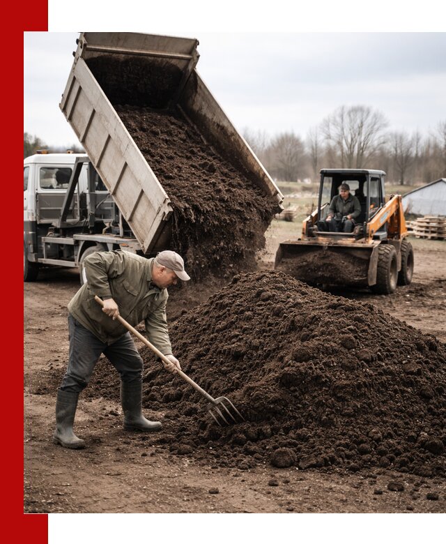 Доставка и продажа перегноя в Чернушке быстро и дешево