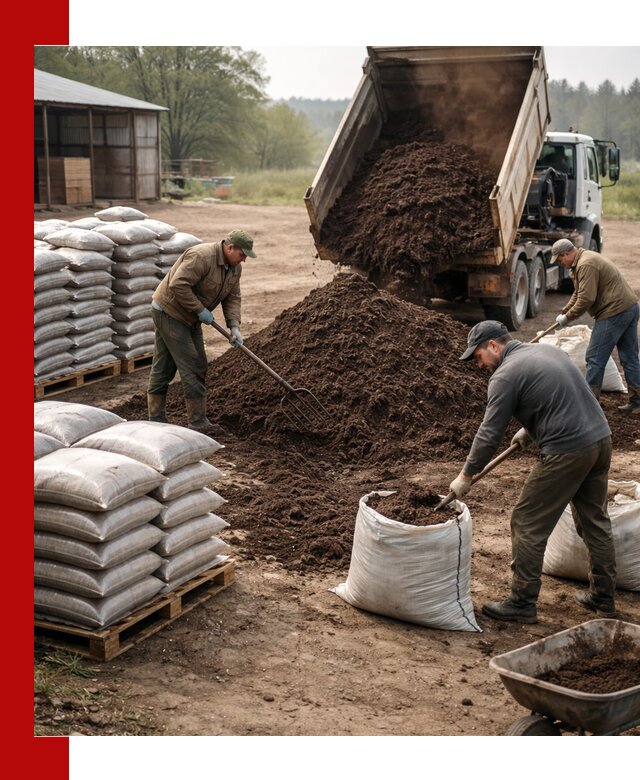 Доставка компоста оптом и в розницу в Чернушке