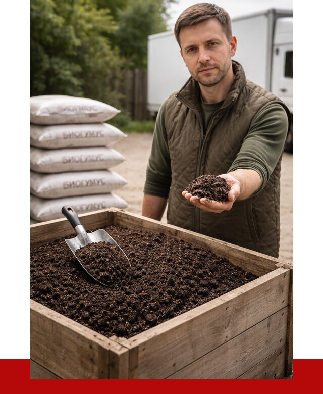 Купить биогумус в Чернушке с доставкой от 8633 р. за куб | ПРОНЕРУДЧрш