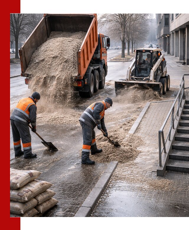 Поставка противогололедных материалов в Чернушке