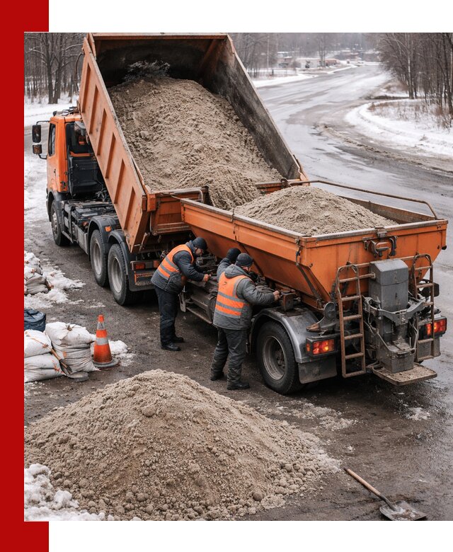 Поставка и вывоз пескосоля в Чернушке оптом и в розницу