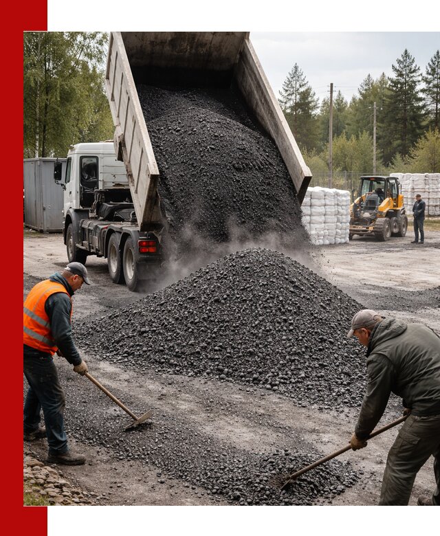 Доставка и продажа асфальтного гранулята в Чернушке