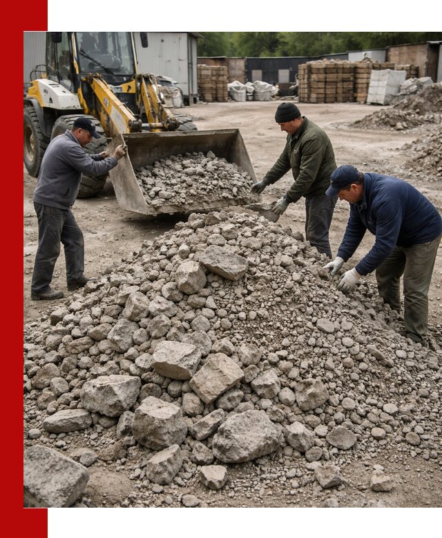 Демонтаж и вывоз бой бетона в Чернушке