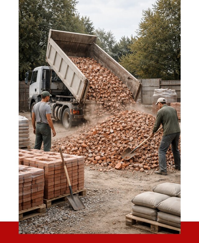 Бой кирпича в Чернушке с доставкой от 4266 руб/куб | ПРОНЕРУДЧрш