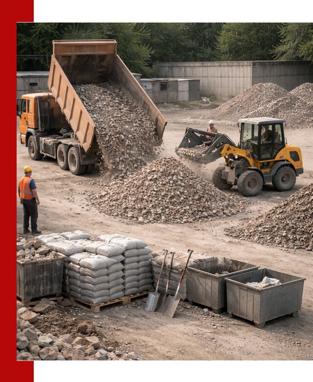 Вторичные материалы для отсыпки в Чернушке — поставка и доставка