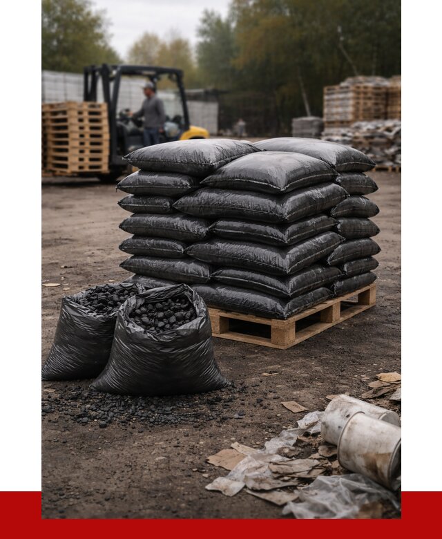 Купить уголь в мешках с доставкой в Чернушке от 7617 р. | ПРОНЕРУДЧрш
