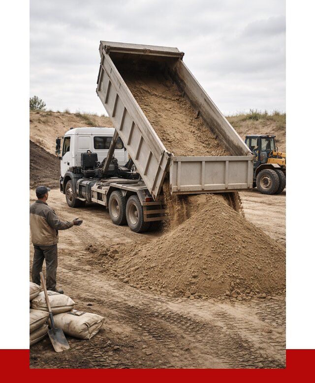 Доставка самосвалом 20 кубов в Чернушке от 7617 р. | ПРОНЕРУДЧрш