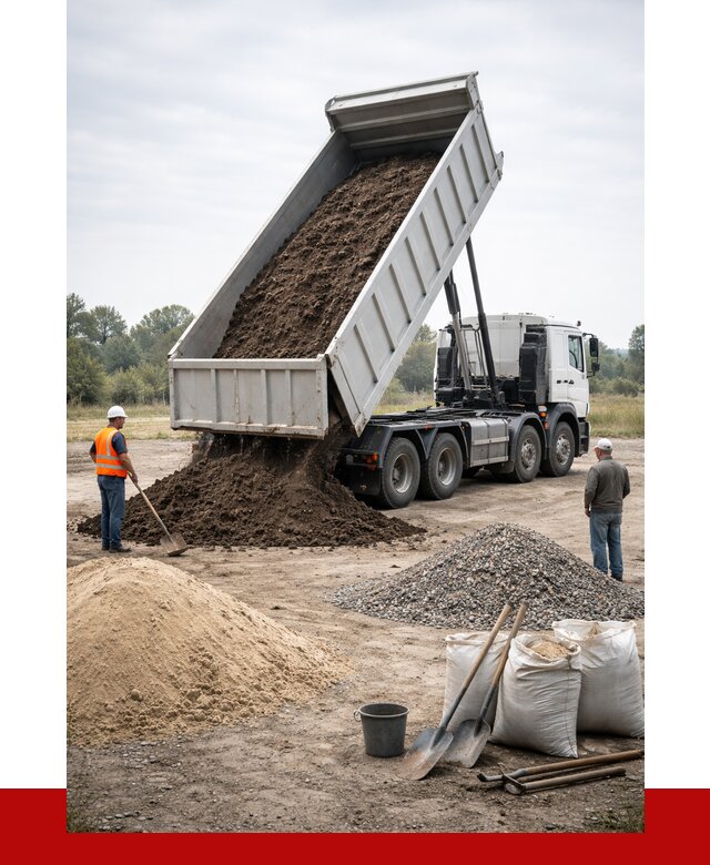 Доставка самосвалом 30 кубов в Чернушке от 8633 р. | ПРОНЕРУДЧрш