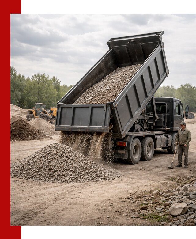 Доставка самосвалом 30 м3 по выгодным ценам в Чернушке