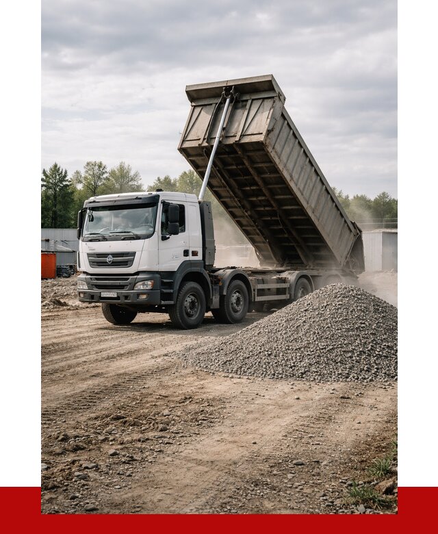 Доставка самосвалом 40 кубов в Чернушке от 9140 р. | ПРОНЕРУДЧрш