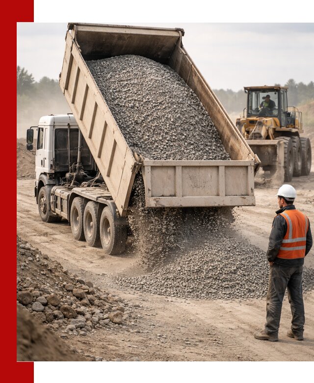 Доставка самосвалом 40 кубов цемента и сыпучих в Чернушке