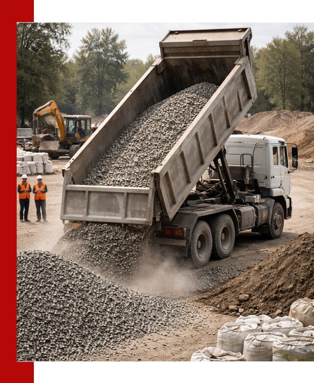 Аренда самосвала в Чернушке для доставки сыпучих и нерудных материалов