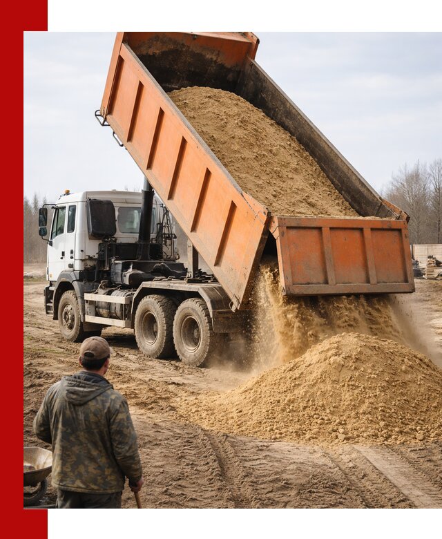 Аренда самосвала 20 тонн для перевозки грузов в Чернушке