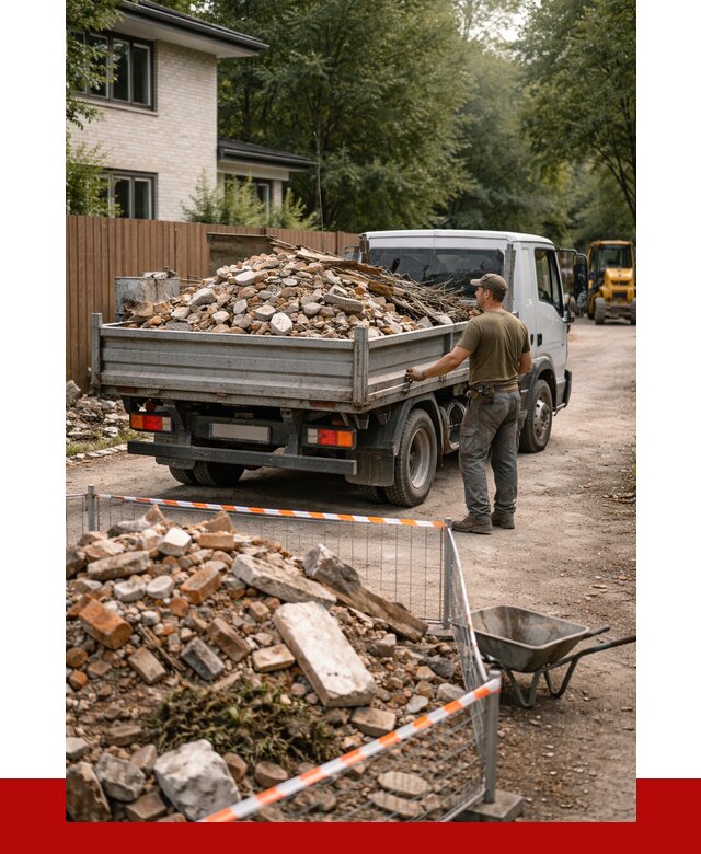 Вывоз строительного мусора с погрузкой в Чернушке от 7617 р | ПРОНЕРУДЧрш