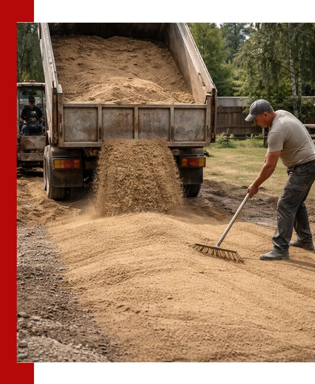 Отсыпка участка песком в Чернушке быстро и качественно