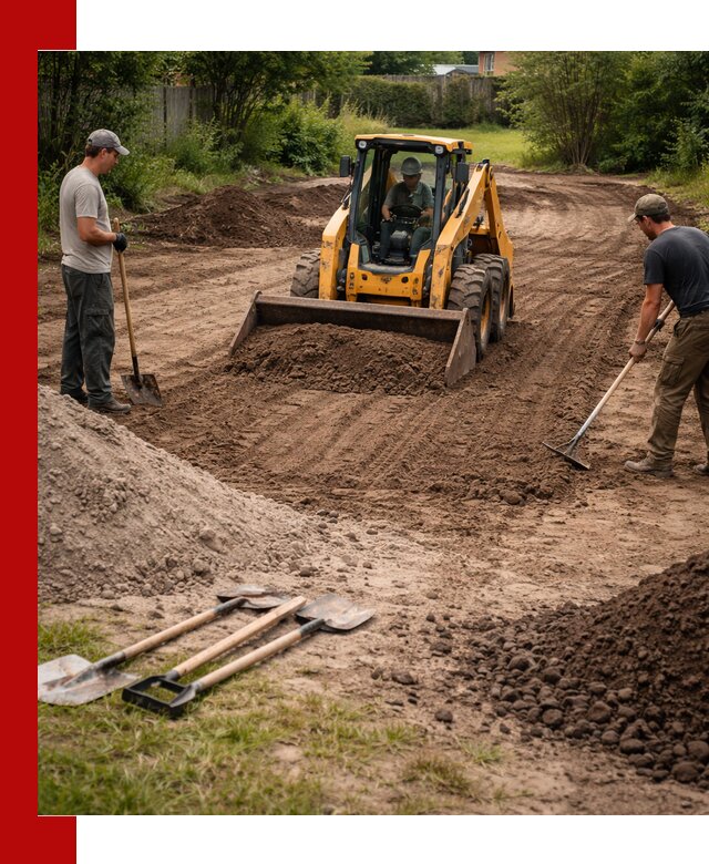 Планировка участка грунтом с вывозом и доставкой в Чернушке