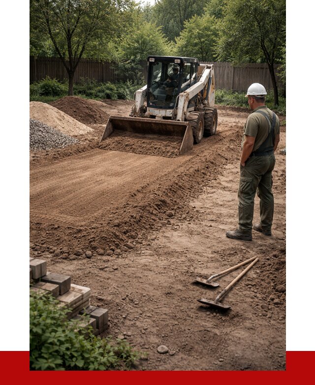 Выравнивание участка под ключ в Чернушке от 3555 р. | ПРОНЕРУДЧрш