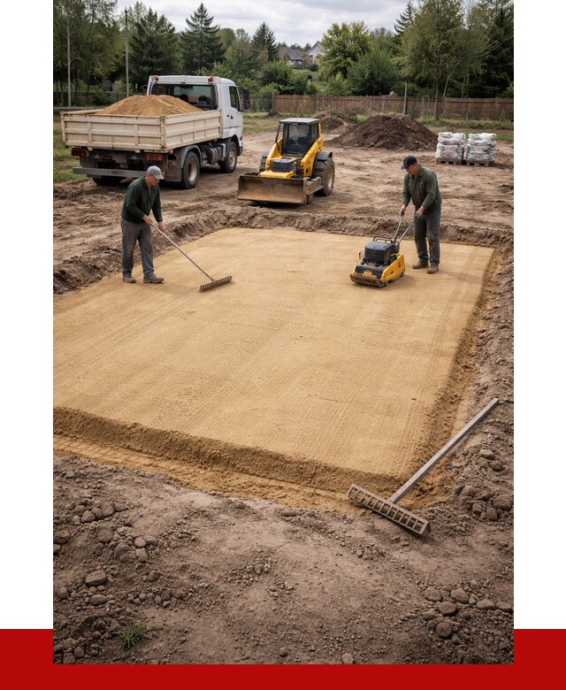 Устройство песчаной подушки в Чернушке от 4570 р. ПРОНЕРУДЧрш