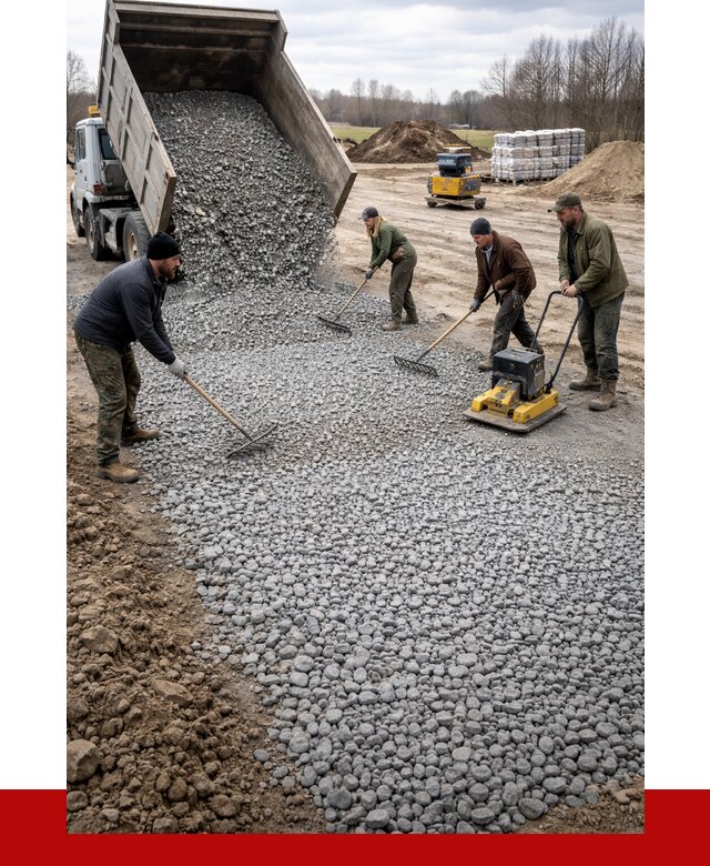 Устройство щебеночной подушки в Чернушке от 4570 р. ПРОНЕРУДЧрш